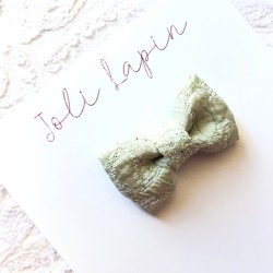 Mini mint couture bow