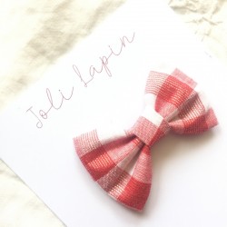 Classic red vichy bow