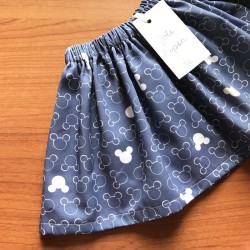 Navy Mickey Mouse ©  skirt