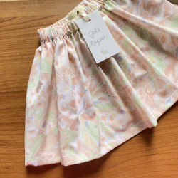 Printed pink skirt