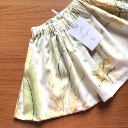 Ocean printed skirt