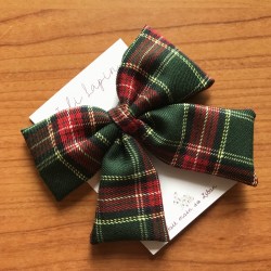 Big red and green tartan...