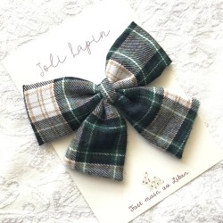 Big navy and green tartan...