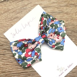 Crossed fuchsia liberty bow...